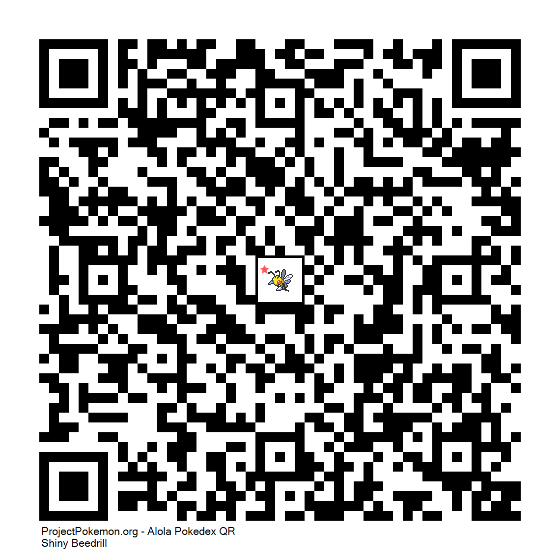 Cdigo QR de Beedrill variocolor
